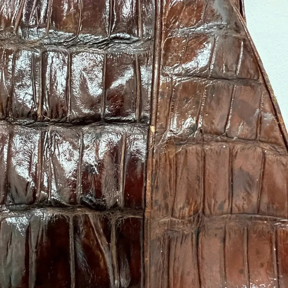 Vintage 1900s Alligator Handbag - Picture 9 of 9